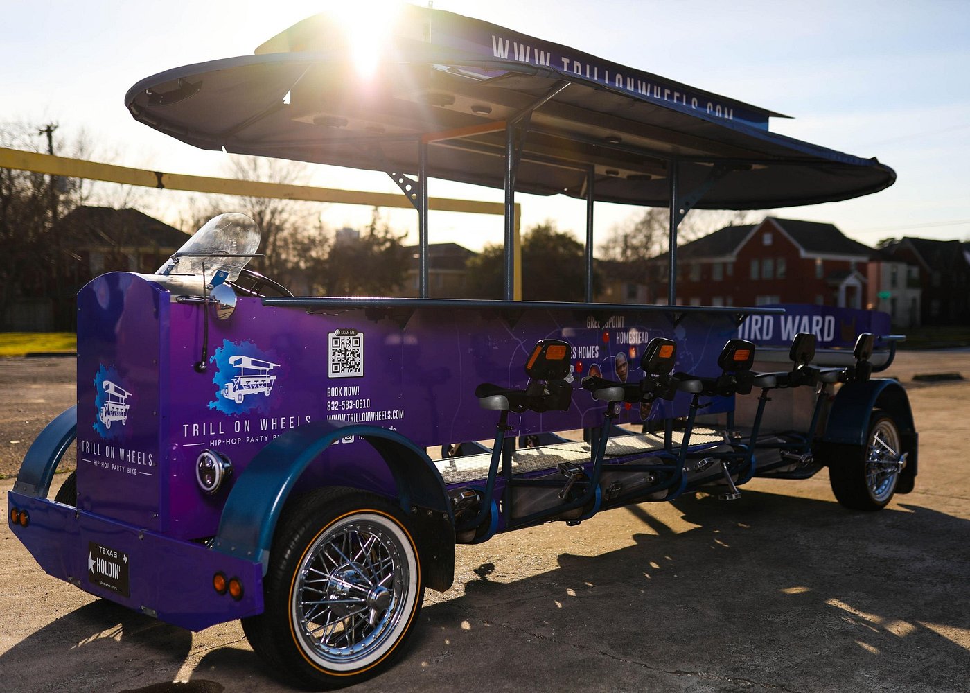 Trill On Wheels (Hip-Hop Party Bike Tour in 3rd Ward Houston)